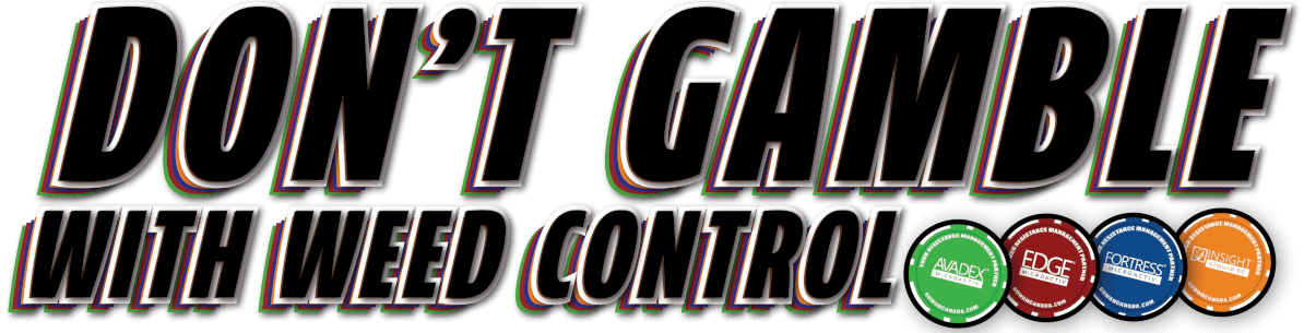 Don't Gamble with Weed Control logo